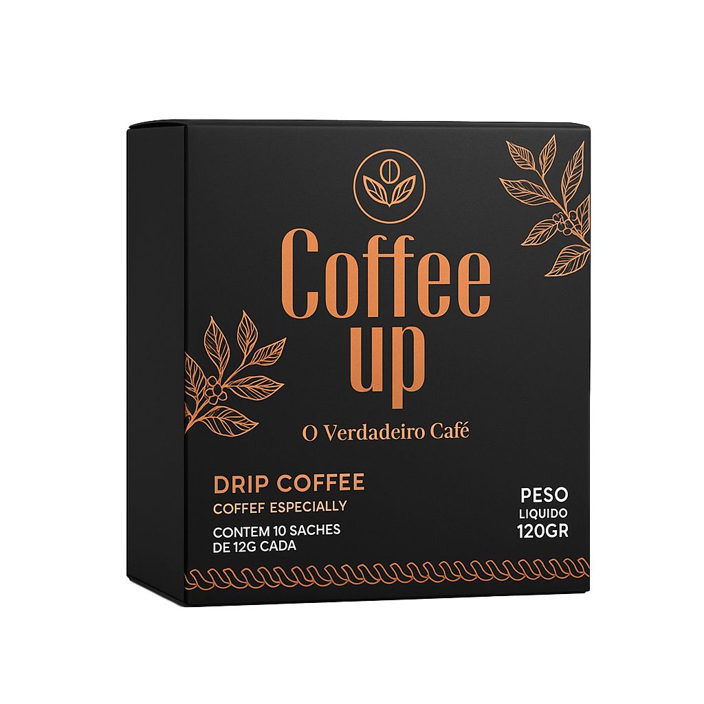 Drip Coffee Coffee Up — 10 sachês de café especial para coar individualmente